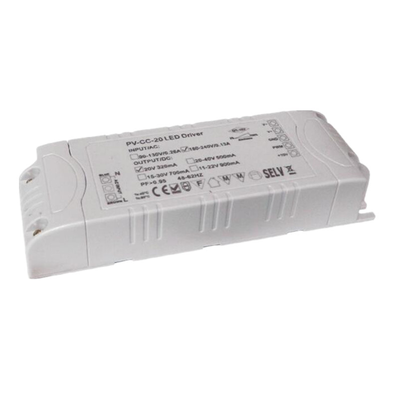LED 20W Power Supply with Output Voltage<60DC
